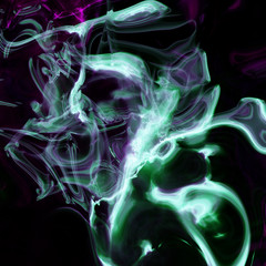 Detailed rendiring of flame fractal for art, illustration and design