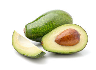 Avocado isolated on white