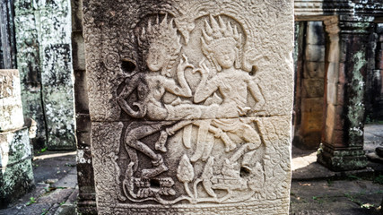 Banteay Kdei gravure
