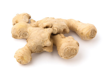 ginger on white background