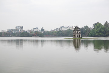 ホアンキエム湖　ハノイ　ベトナム