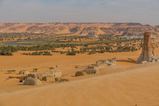 Ounianga Serir part of Ounianga lakes, northern Chad