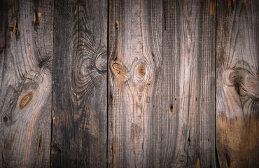 background of parallel old gray wooden  boards