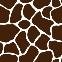 girafpatroonontwerp - grappig tekenings naadloos patroon. Belettering poster of t-shirt textiel grafisch ontwerp. / behang, inpakpapier.