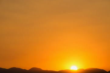 Fototapeta na wymiar Sky background on sunrise.