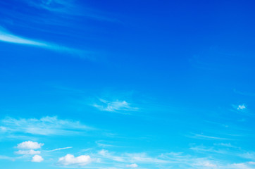 Fototapeta premium White clouds in blue sky.