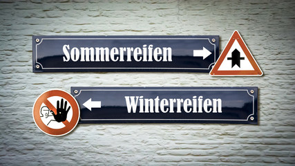 Schild 405 - Sommerreifen