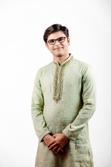 young indian man in traditional wear