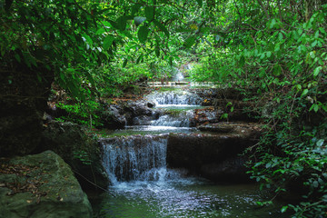 tropical waterfall