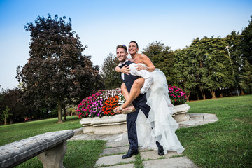 Sposi in villa
