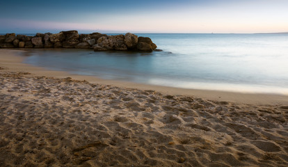 coast of the sea in palma de mallorca