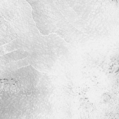 Silver with gray ink and watercolor texture on white paper background. Paint leaks and ombre effects. Hand painted abstract image.