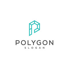polygon vector logo design