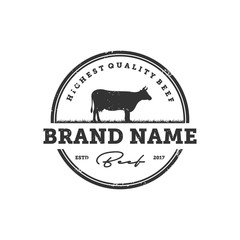vintage farm vector logo design