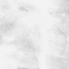 Obraz premium Silver with gray ink and watercolor texture on white paper background. Paint leaks and ombre effects. Hand painted abstract image.