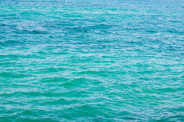 vivid blue south tropic Philippine sea water background surface with small waves 
