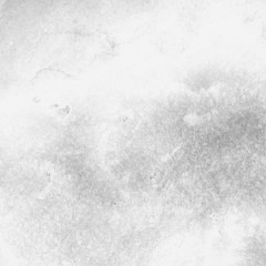 Obraz premium Silver with gray ink and watercolor texture on white paper background. Paint leaks and ombre effects. Hand painted abstract image.