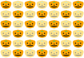 ハロウィンカボチャの模様