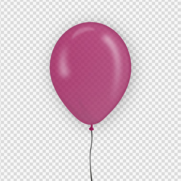 Luftballon Vektor Transparenz - violett