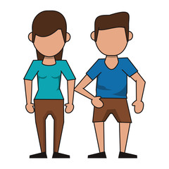 couple avatar cartoon character