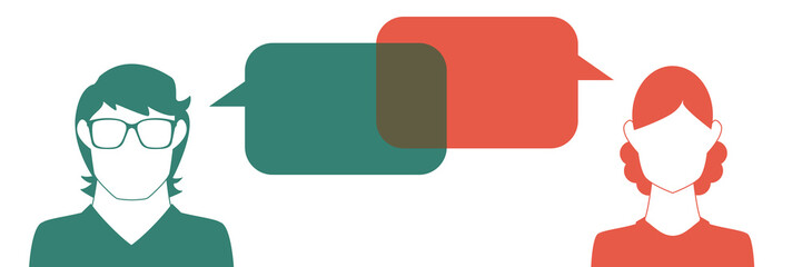 Mann und Frau - Kommunikation