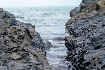 rocks in the sea