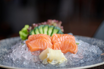 Lachs Sashimi Sushi