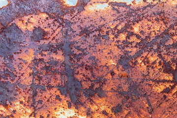 Old Weathered Rusty Metal Texture