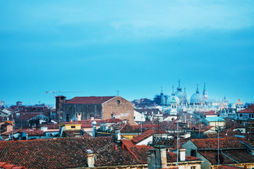 VENICE, ITALY - December 21, 2017 : Venice City View, ITALY