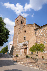 Fototapeta na wymiar old church in Marche Italy