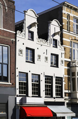 Fragment of old house in Amsterdam. Netherlands