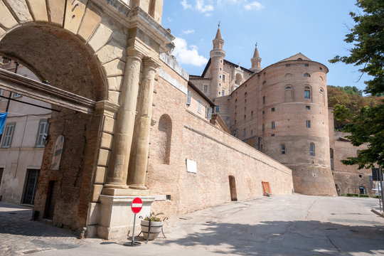 Urbino Marche Italy at day time