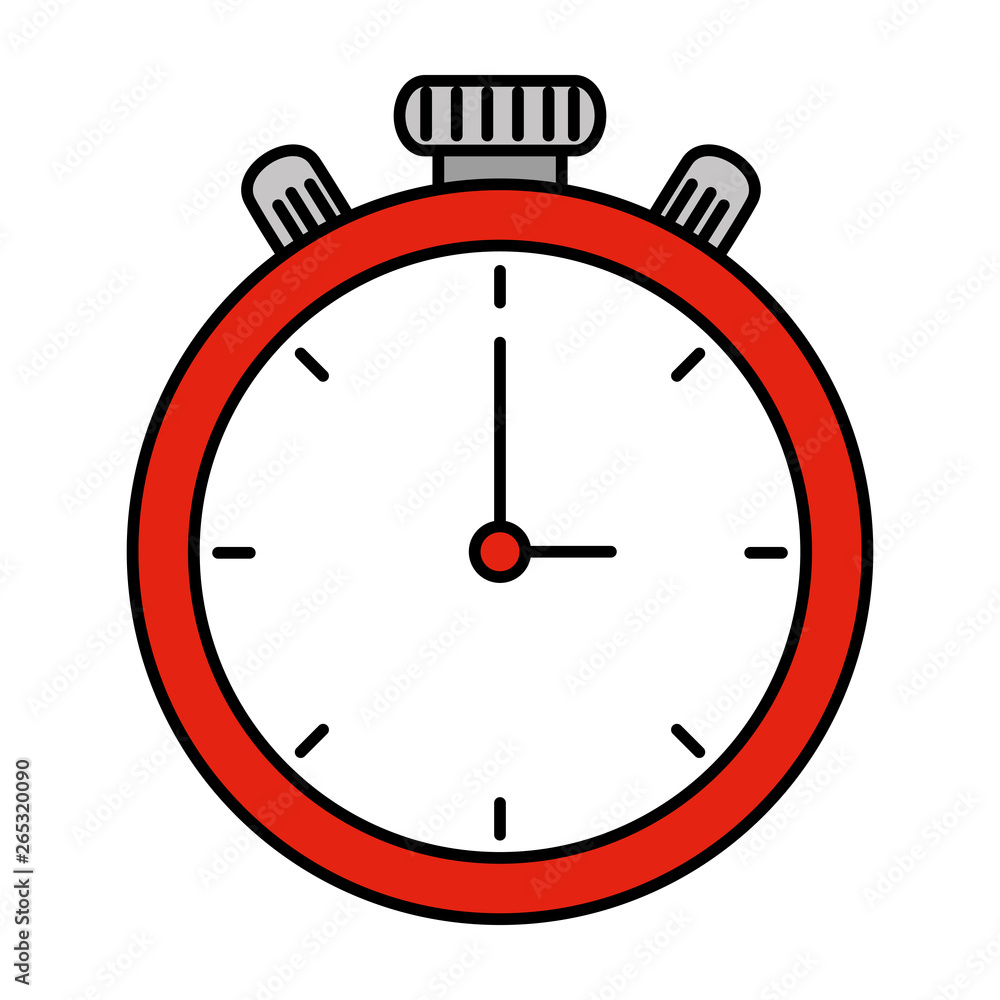 Poster chronometer timer isolated icon