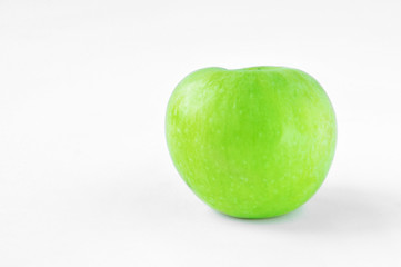 green apple isolated on white background