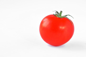 fresh tomato isolated on white background
