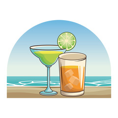 alcoholic drinks beverages cartoon