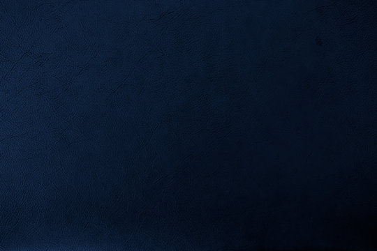 Blue Leather Texture Background.