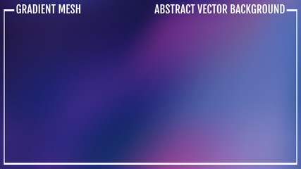 Abstract blue vector background, color mesh gradient, wallpaper for you project. Natural bright color