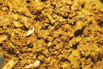 Thai cuisine Chili paste dried fish kidney