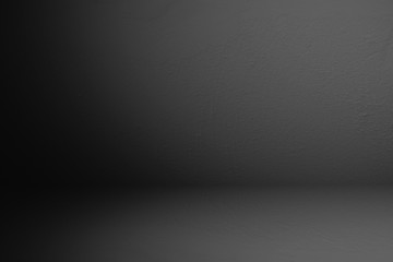 Dark Concrete Room Texture Background.