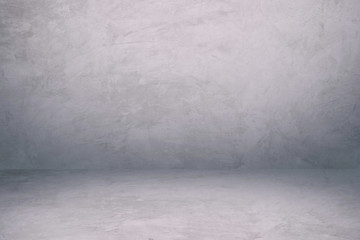 Abstract Concrete Room Background Using for Product Presentation Backdrop.