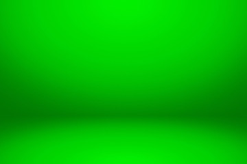 Abstract Luxury Green Room Background Using for Product Presentation Backdrop.