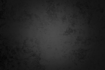 Old Grunge Black Texture Concrete Wall Background.