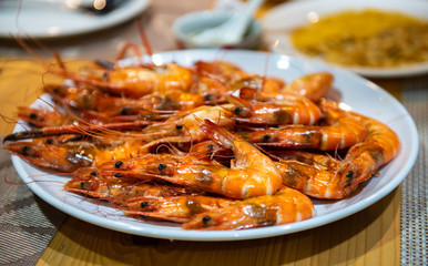 Fresh Shrimp with Salt