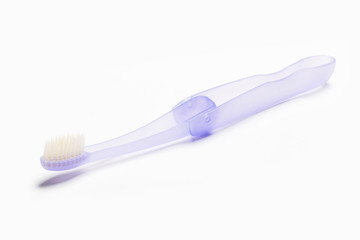 New toothbrush isolated on a white background