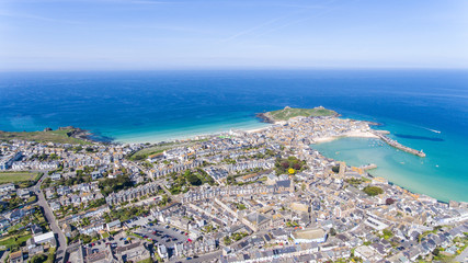 Aerial Image of St Ives Cornwall