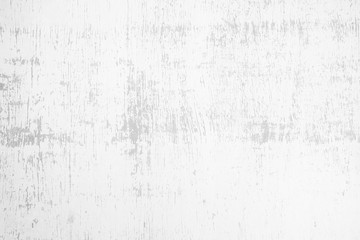 White Grunge Painting on Wooden Wall Texture Background.