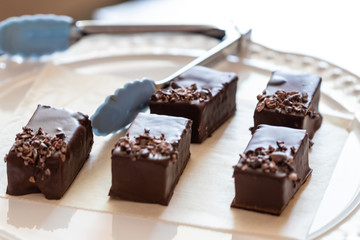 chocolates on a platter