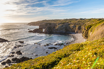 Vista do Porto das Barcas em Vila Nova de Milfontes Portugal