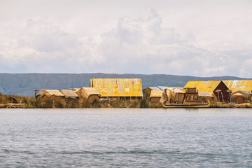 cane huts on Titicaca